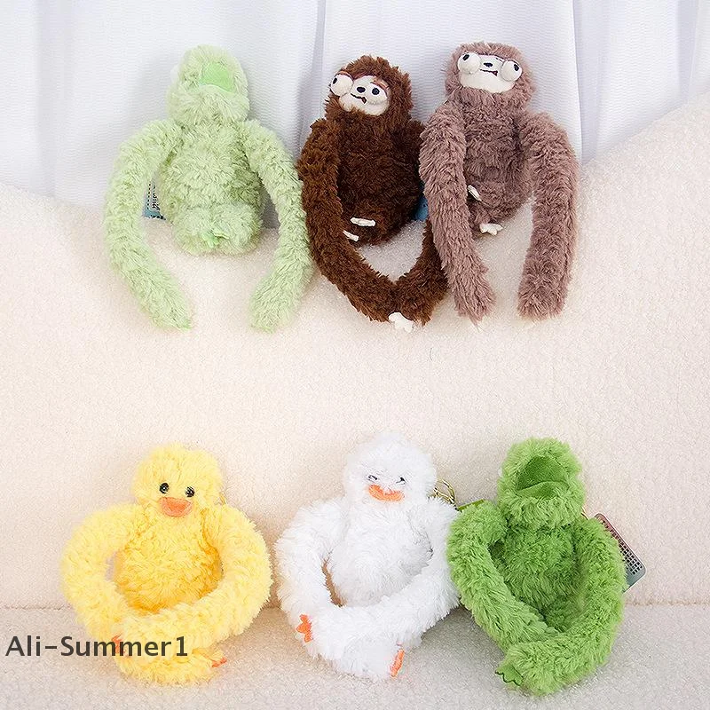 【E】신상품 바오바오와 인형 플러시 토이 펜던트 키체인 커플 인형 학교 가방 펜던트 선물 인형