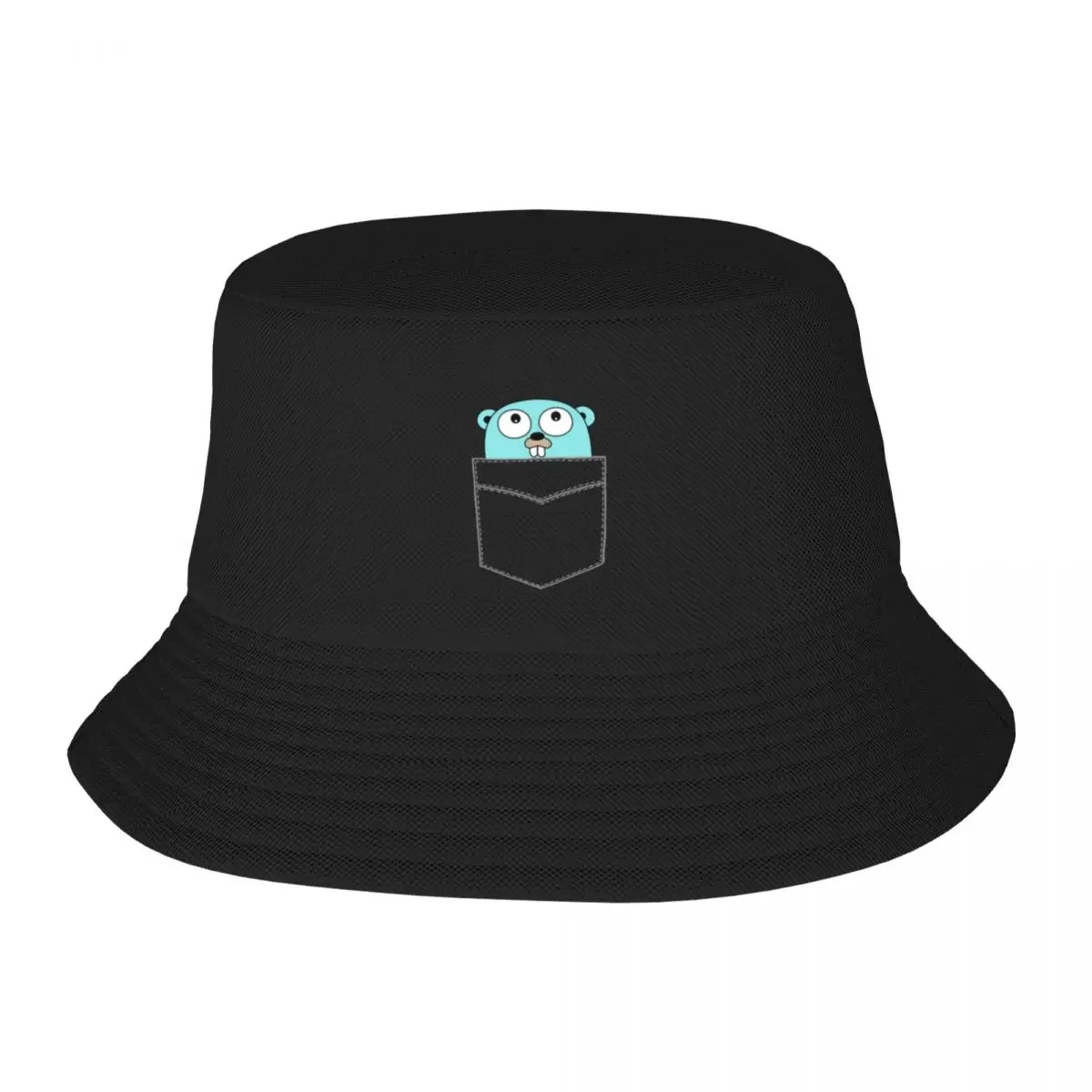 Golang Bucket Hat black Thermal Visor Golf Cap Hip Hop Women's Beach Outlet Men's