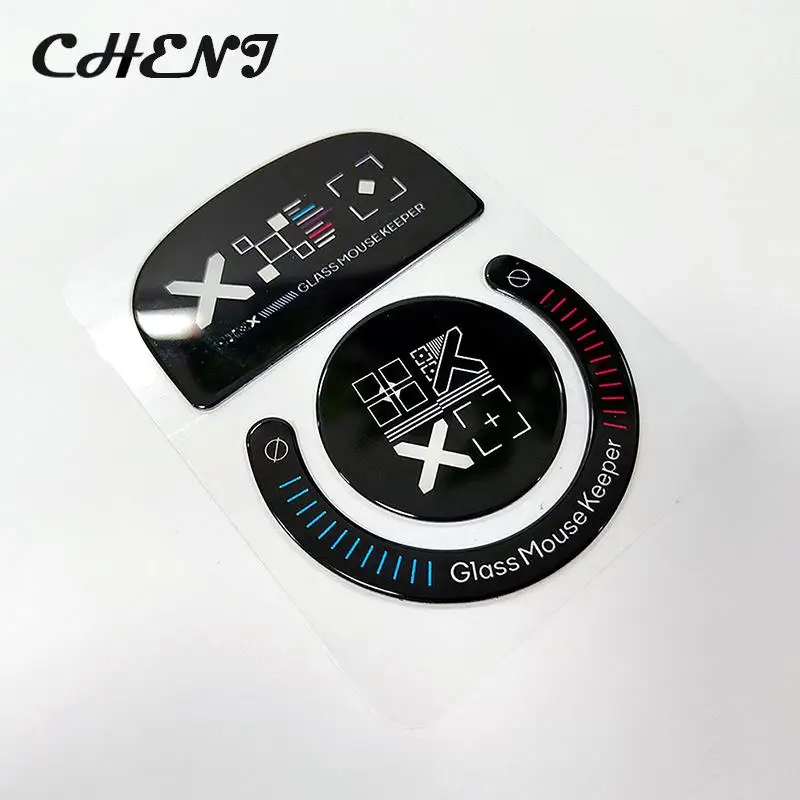 Glass Mouse Skates Glide Feet Pads Mouse Feet Sticker for  GPW GPW2 G-pro Wireless Gaming Mouse Rounded Curved Edges