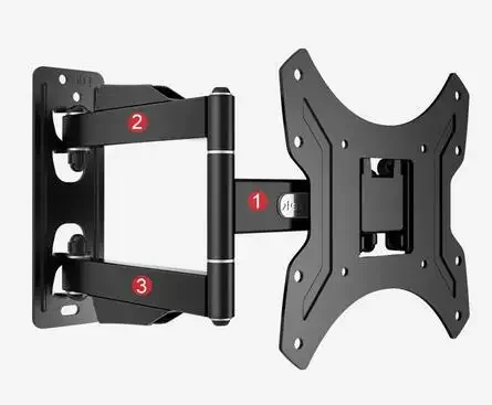 Loctek PSW731S2 Full Motion 14-42 inch TV Wall Mount LED LCD Monitor Holder Arm Bracket Max.Loading 25kgs VESA 200*200mm