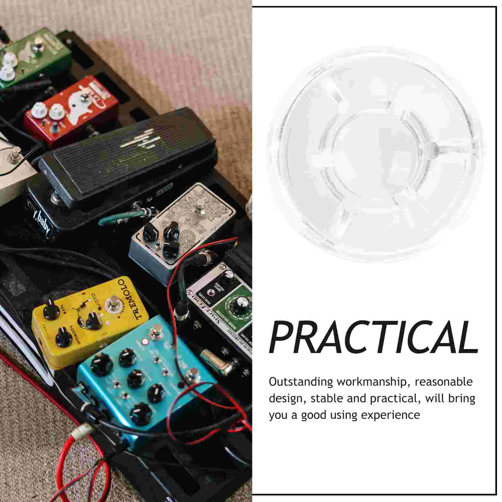 5 Pcs Effect Peg Cap Guitar Uñetas Pedals Effects Buttons Caps Footswitch Topper Music Tools Toppers