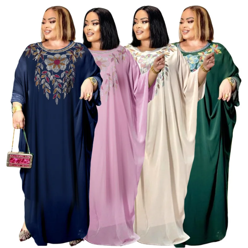 

Muslim Abaya Plus Size Women's Dress Two-Piece Set Cover-Up