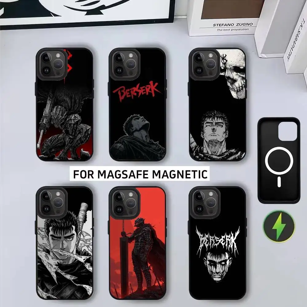 

Anime 12B-Berserk G-Buts Phone Case For iPhone17,16,15,14,13,12,11 Plus,Pro Max Magnetic For Magsafe Wireless Charging