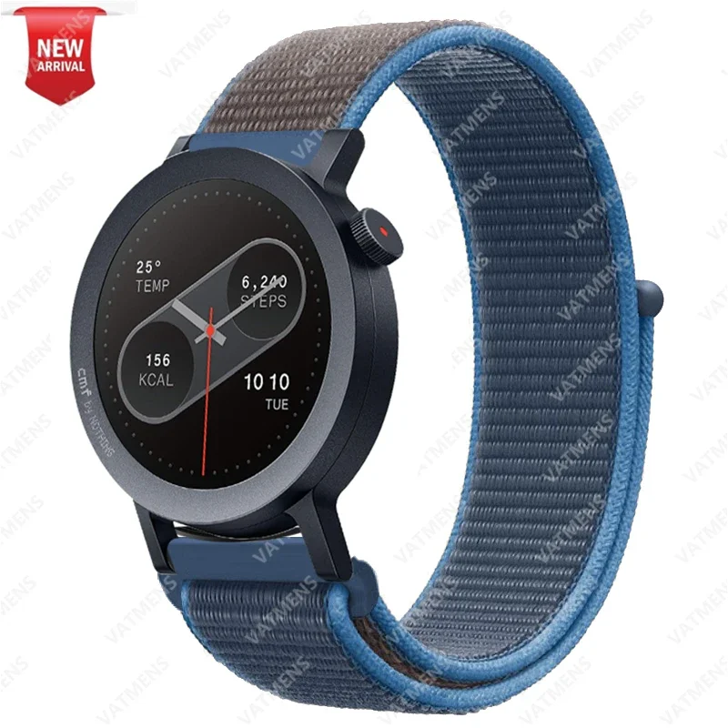 Watch Pro 2-Armband für CMF Watch Pro 2 Ersatz-Smartwatch-Armband, Nylon-Sport-Loop-Armband, Correa-Band – Detail 10