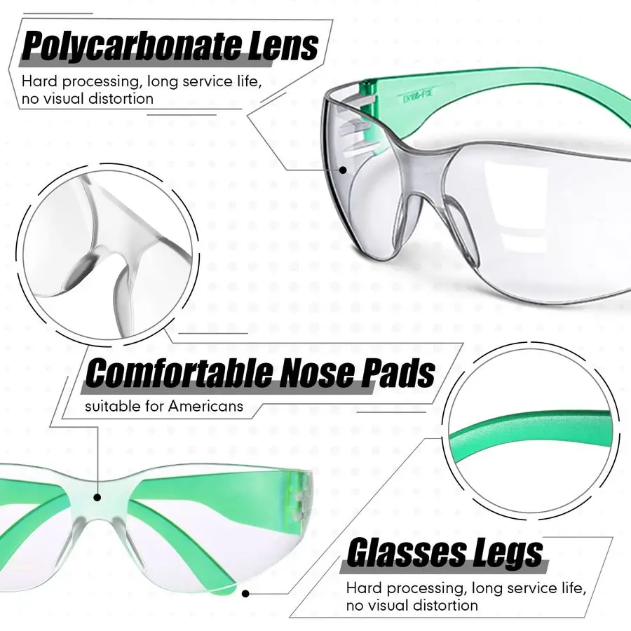 64 Pcs Kids Safety Glasses Scratch Impact Safety Goggles Protection Glasses with Clear Lens