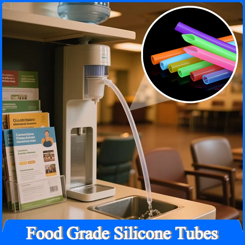 

1M ID 1 2 3 4 5 6 7 8 9 10 12 14 16 18 20 25mm Flexible Silicone Tube Food Grade Colorful Rubber Hose Drink Pipe Water Tubing