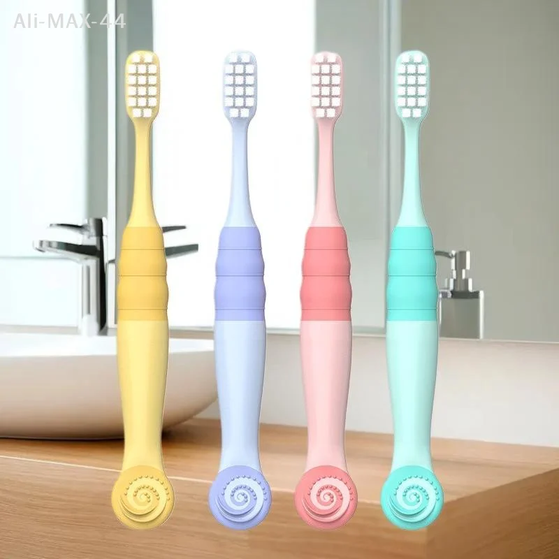 8 Pcs Soft Bristle Toothbrush Tongue Scraper 2 In 1 Cleaner Extra Soft Portable Teeth Cleaning Tool For Adult Travel