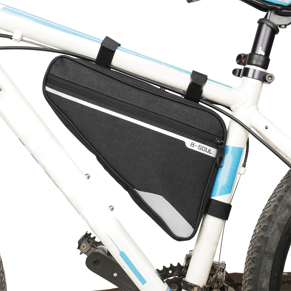 Bicycles Front Tube Frame Bag Bike Hanging Bags Large Capacity Pouch Wallet Cellphone Saddle Holder Packing Riding