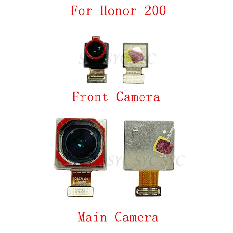 

Гибкий кабель задней и передней камеры для Honor 200, основной большой маленький модуль камеры, запасные части