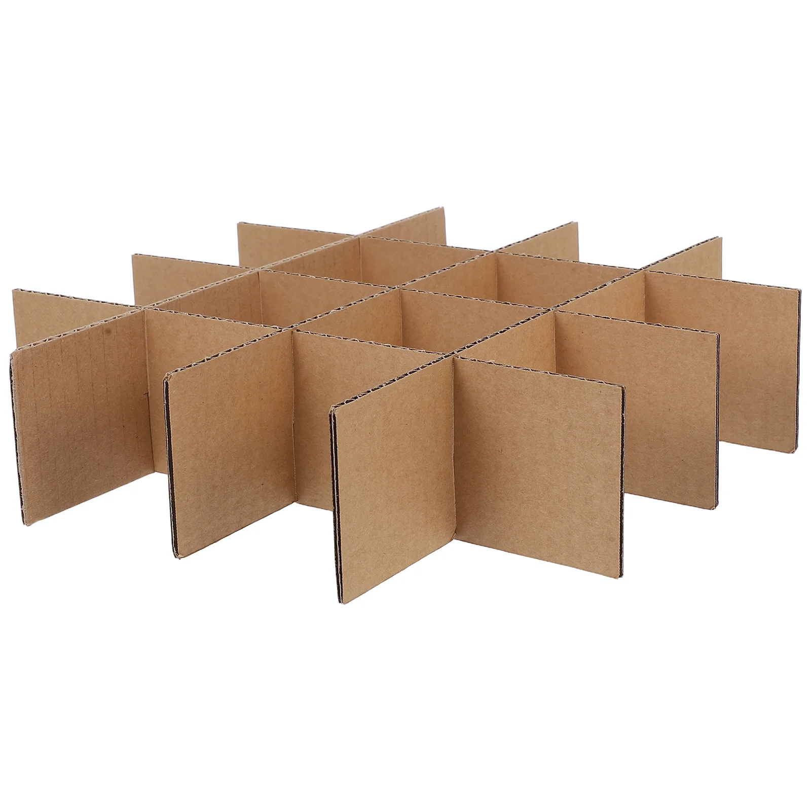 6pcs Cardboard Divider For Craft Storage Organizer Packing Boxes Shipping Protectors Grid Packaging Box Protector Compartment