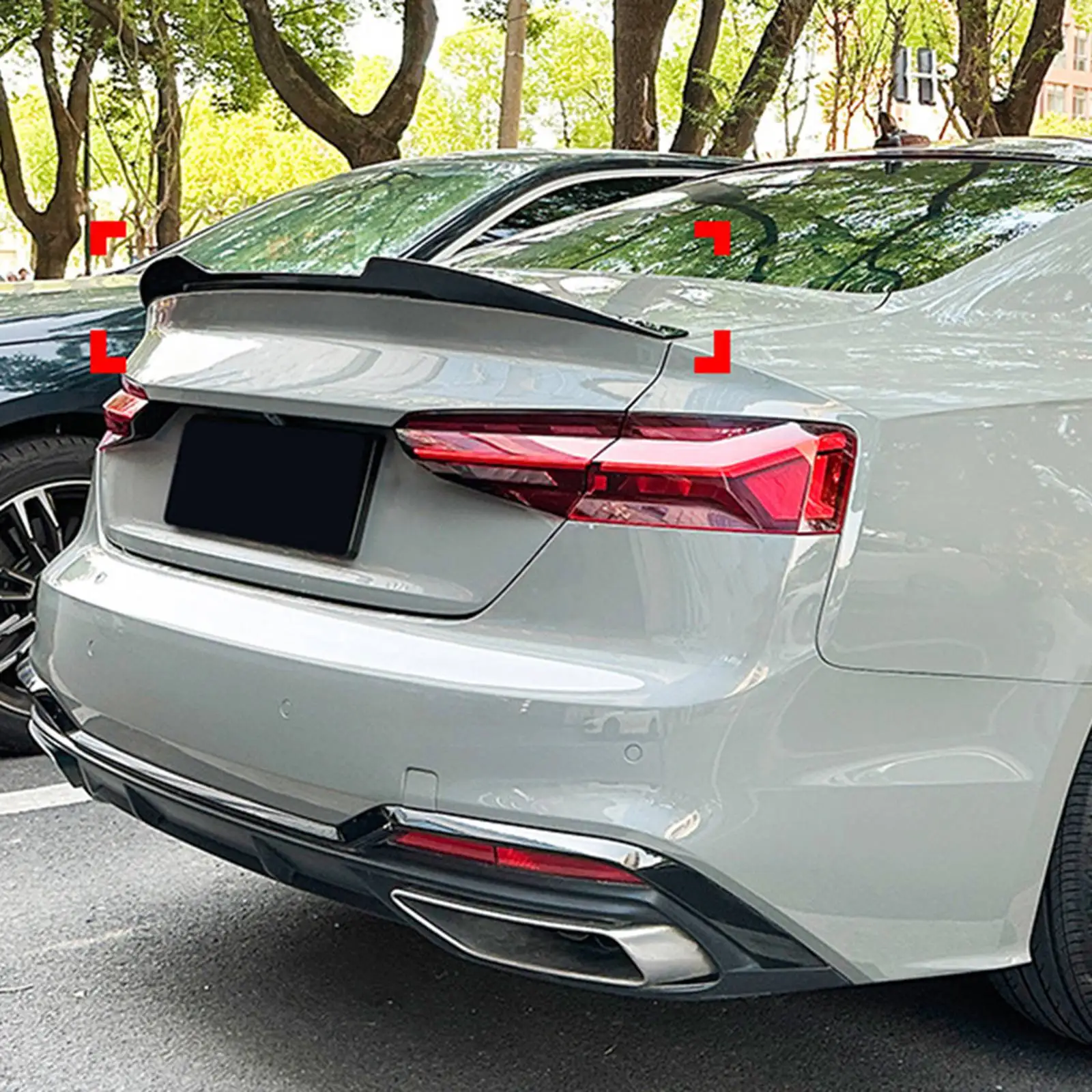 Rear Boot Top Tail Wings Ducktail Auto Parts Car Accessories For Audi A5 F5 Coupe 2 Door 2017-2024 2018 2019 2020 2021 2022 2023