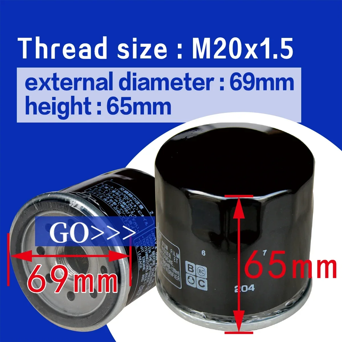 Motorcycle Oil Filter For Honda VTR1000 SP 01-06 XL1000V Varadero 1000 03-13 CB1100 13-16 CB1100EX 2015-2022 ASP1100P hawk