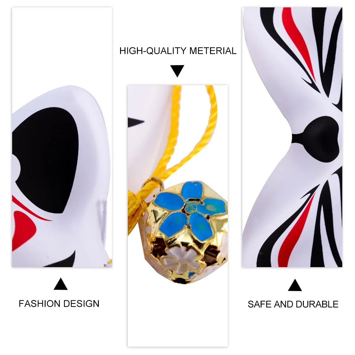 

2Pcs Chic Cat Face Masks Stylish Half Face Mask for Cosplay Masquerade Ball Party Accessory Chic Cat Shape Masks