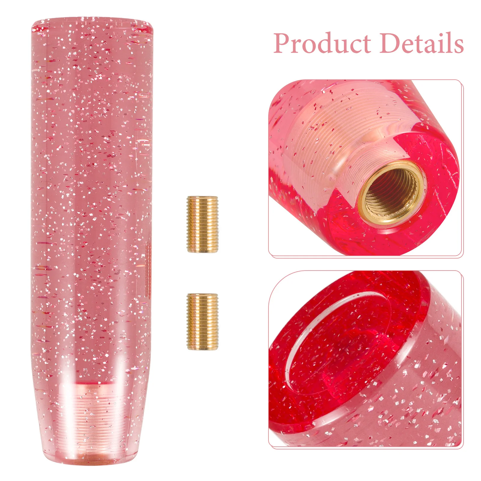 والعتاد التحول المقبض دليل سيارة شيفتر رئيس الاكريليك عصا التحول المقبض لناقل حركة أوتوماتيكي اكسسوارات السيارات ديكور #3