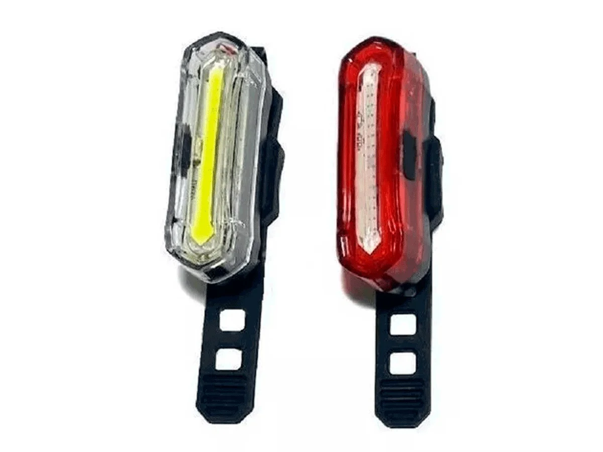 Piscas Traseiro and Dianteiro for Bike Absolute JY-6055 Usb Led