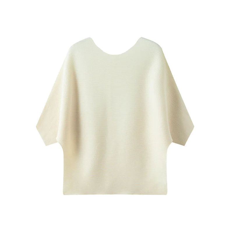 

Miyake Fold Korean Top Spring and Autumn 2025 New Fashionable Versatile Fold Loose Relaxation Comfortable Pleated Bottom Shirt