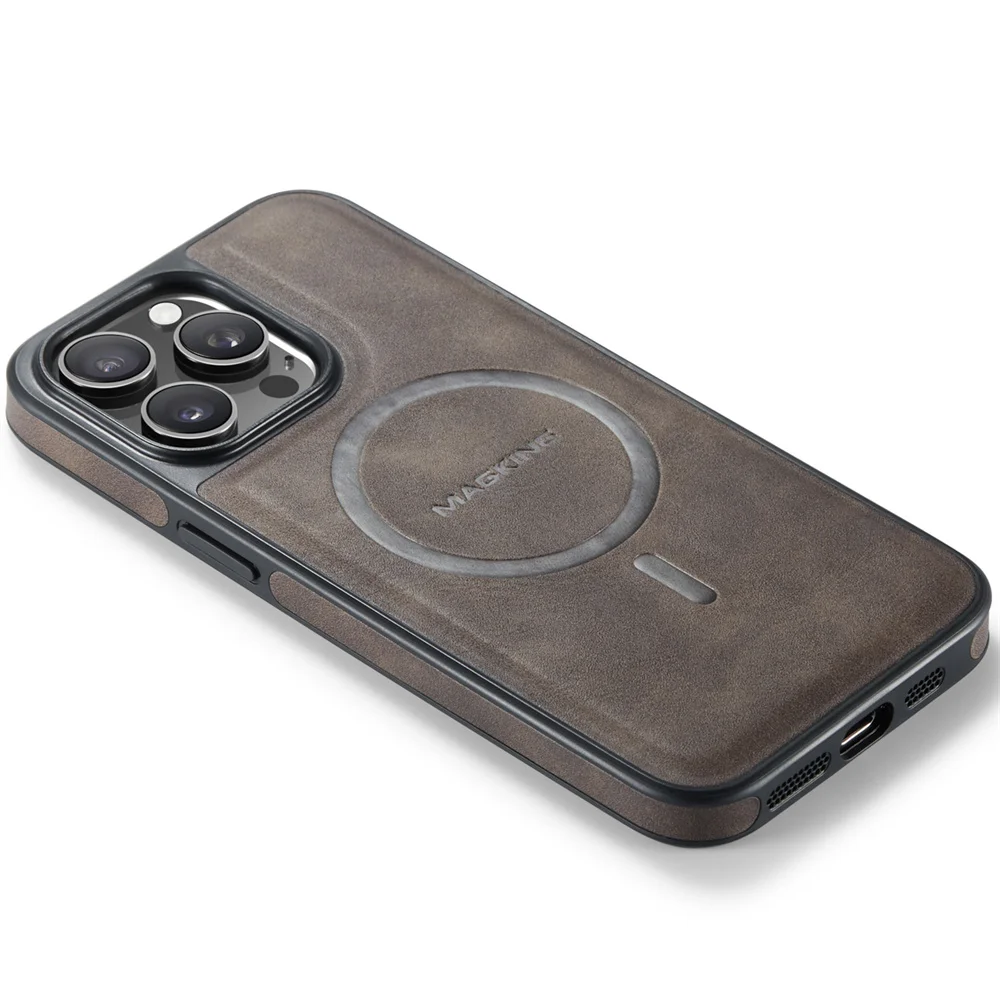 1PC Premium Magnetic PU Leather Case for  iPhone 17e 16 15 14 13 12 ProMax 17 Pro Max Shockproof Cover