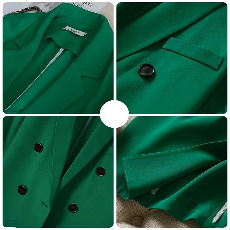 New Summer Short Sleeve Blazer Women Cardigan Thin Jacket Korean Fashion Tops Coats Plus Size Women Clothing Luxury