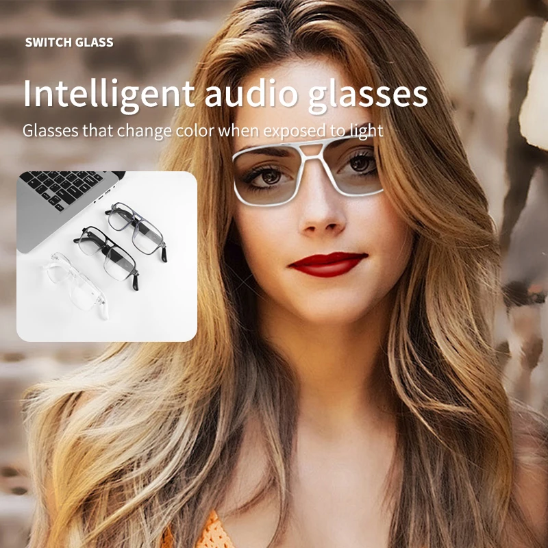 GS10Bluetooth lunettes lunettes intelligentes écouter des chansons parler lunettes de soleil anti-UV380 rayons ultraviolets prenant en charge la charge rapide lunettes de soleil