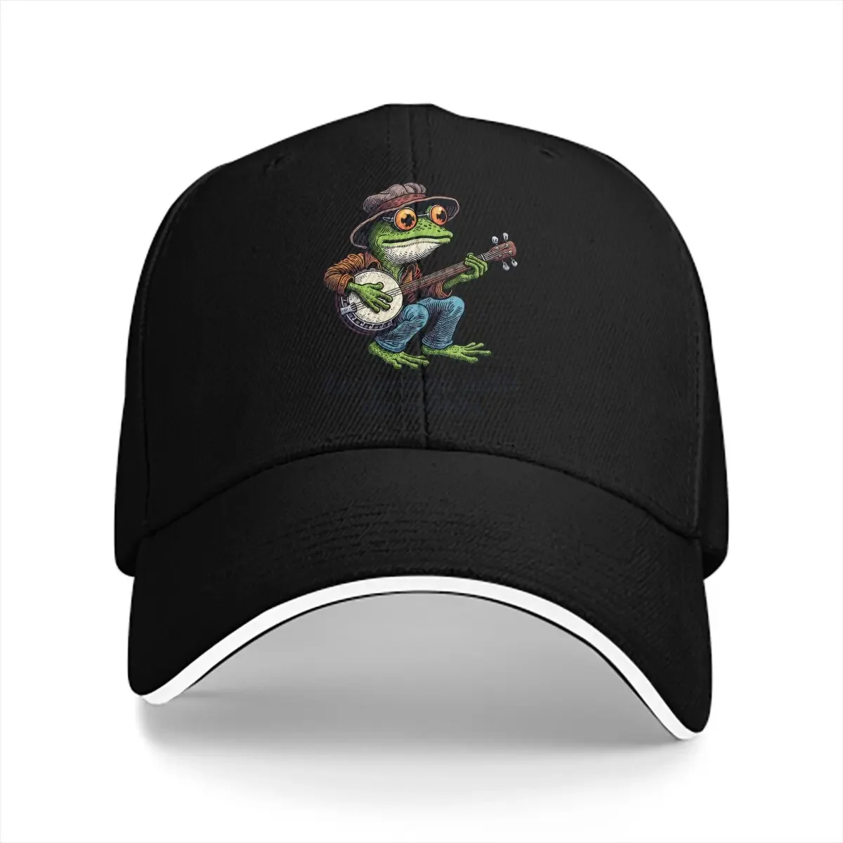 Let Torment Write the Melody Baseball Caps Peaked Cap Frog Sun Shade Hats for Men Women