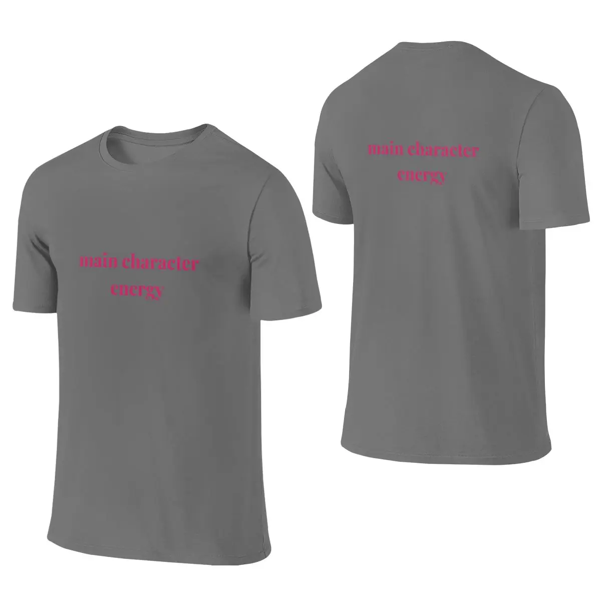 Main Character Energy Simple Reversible T-shirt Girlish Feeling Atmosphere T-shirt