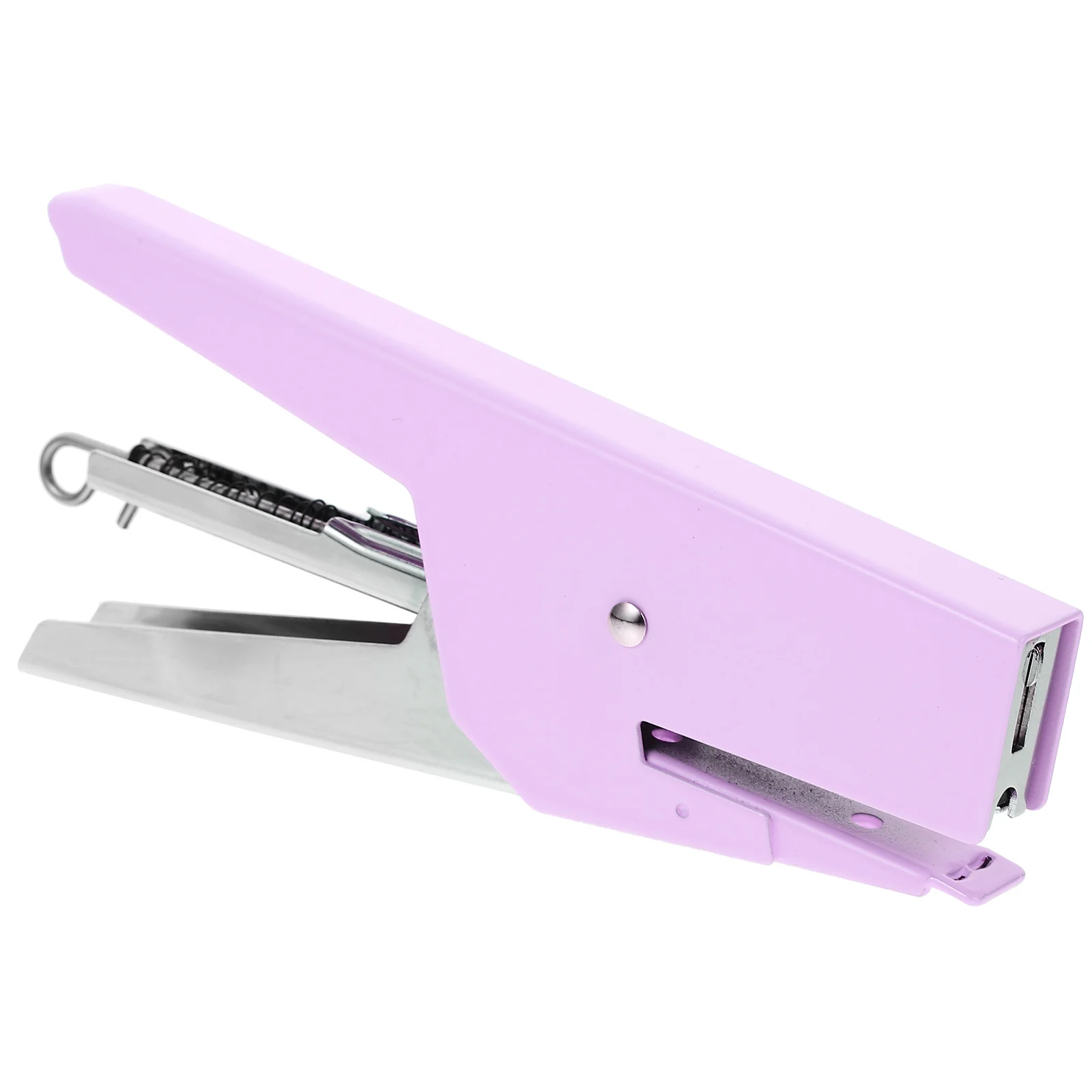 

Portable Metal Stapler Handheld Heavy Duty Small Cute Office Supply Non Slip Support Elegance Durability Students Teachers