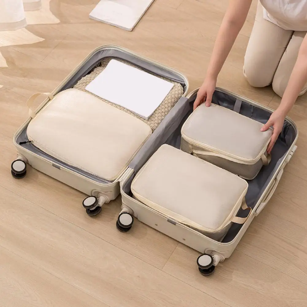 متعددة الوظائف حقيبة تخزين السفر مقاوم للماء حقيبة النايلون المحمولة الأمتعة المنظم تعبئة قابلة للضغط للسفر #2