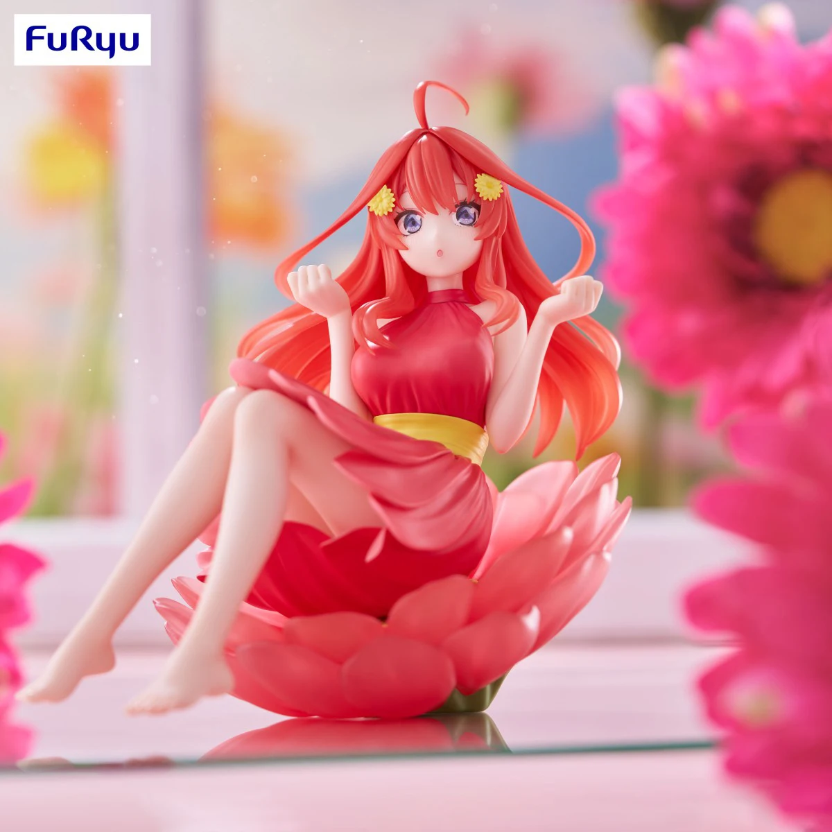 

In Stock Original FuRyu Prepainted Bloo-me! Gotoubun No Hanayome∽ Nakano Itsuki Anime Figure Model Decoration Collection Series