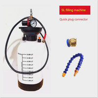 5L Pneumatic Filler Gear Transmission Fluid Car Gearbox oil dispenser switch Grease Injector Oil Tanker refilling and changing