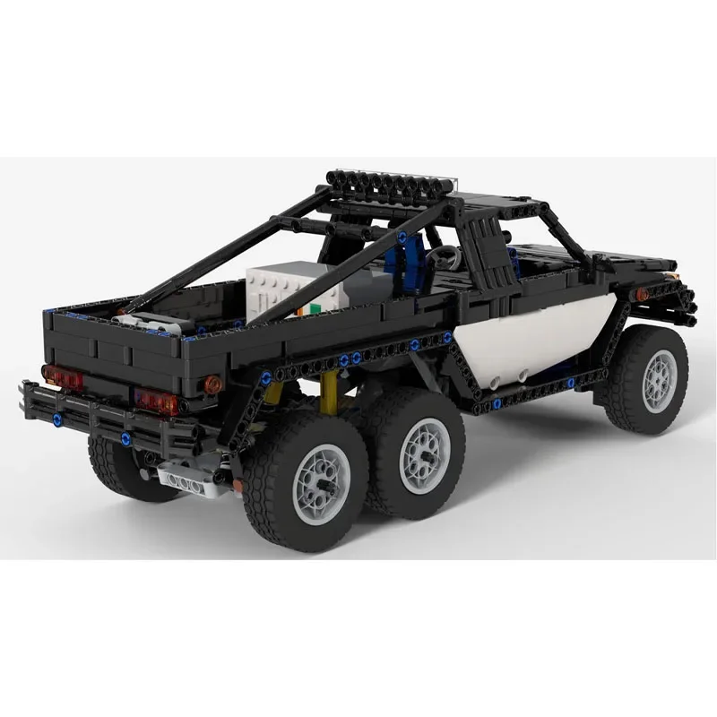 MOC-93219 Électrique RC Cargo Camion 6x6 Nuit De Construction Modèle 1146 Pièces MOC Creative Garçon Anniversaire décennie s De Construction Jouet Cadeau