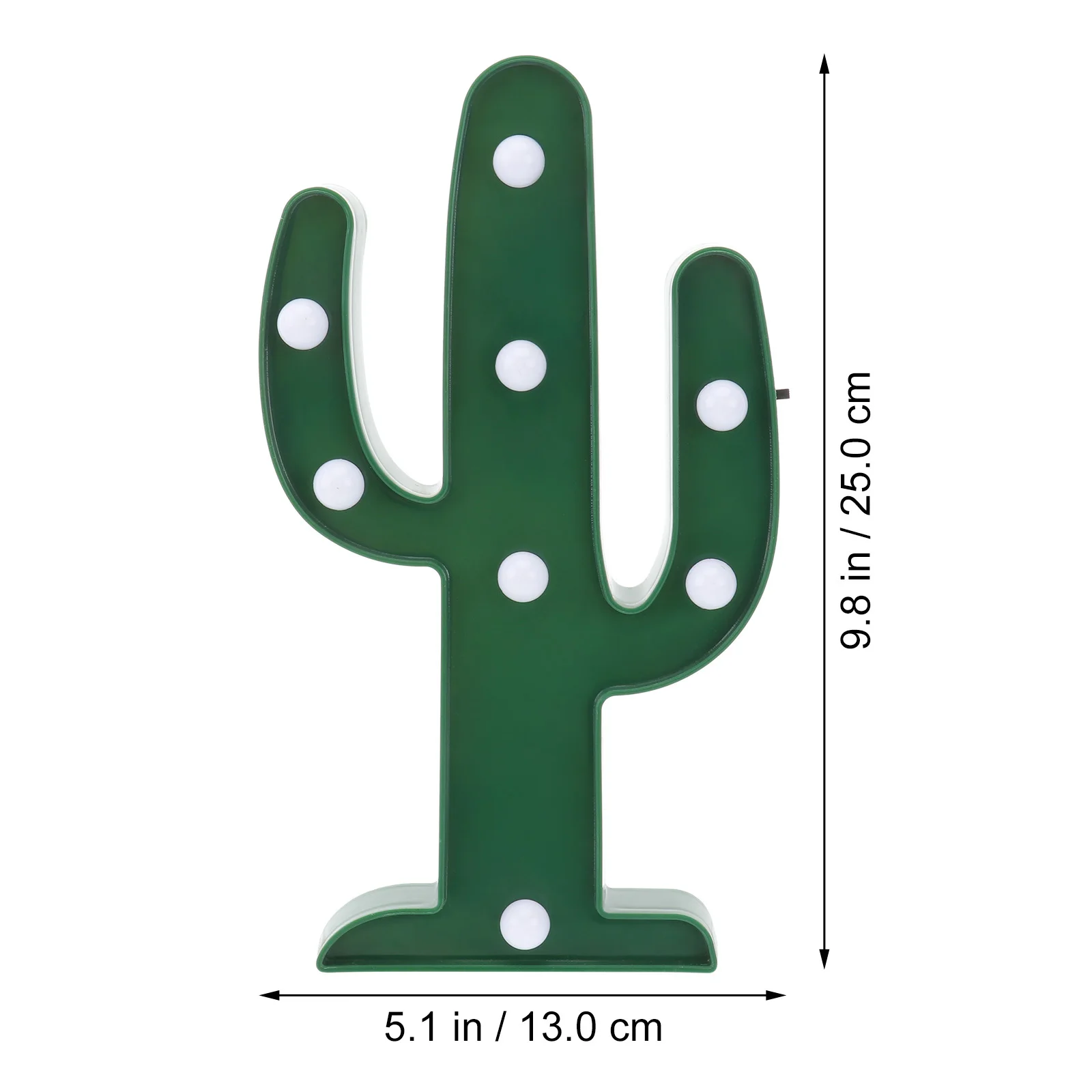 2 قطعة على شكل صبار Led مصباح الليل ضوء دافئ ديكور للطاولات بجانب السرير ، مصباح مهرجان PVC يعمل ، ضوء ليلي صغير