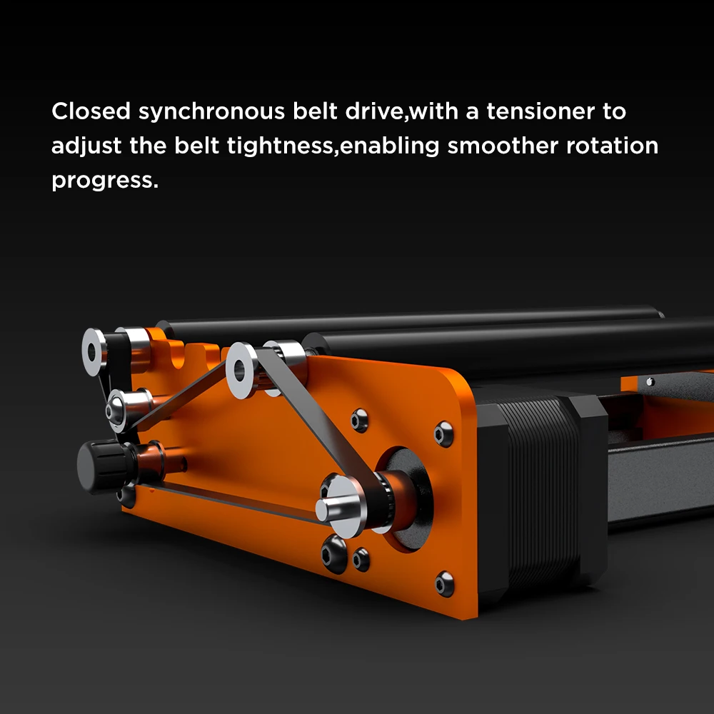 ACMER M2 Laser Rotary Roller Module Y-axis Rotary Roller 360° Rotating For Cylindrical Spherical Ring-shaped Objects Most Laser
