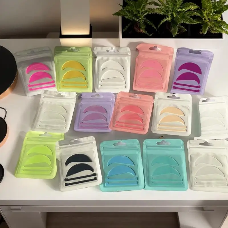 Silikon Augen Pads Set Für Lash Lifting Wiederverwendbare Wimpern Dauerwelle Lift Bänder Verlängerung Make-Up Werkzeuge Augenschutz Pads