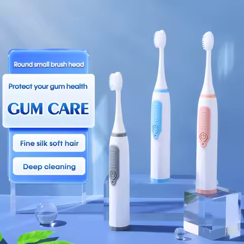 Jian Brand Sonic Electric Toothbrush for Men and Women Adult Household Non Rechargeable Soft Hair IPX6 Waterproof