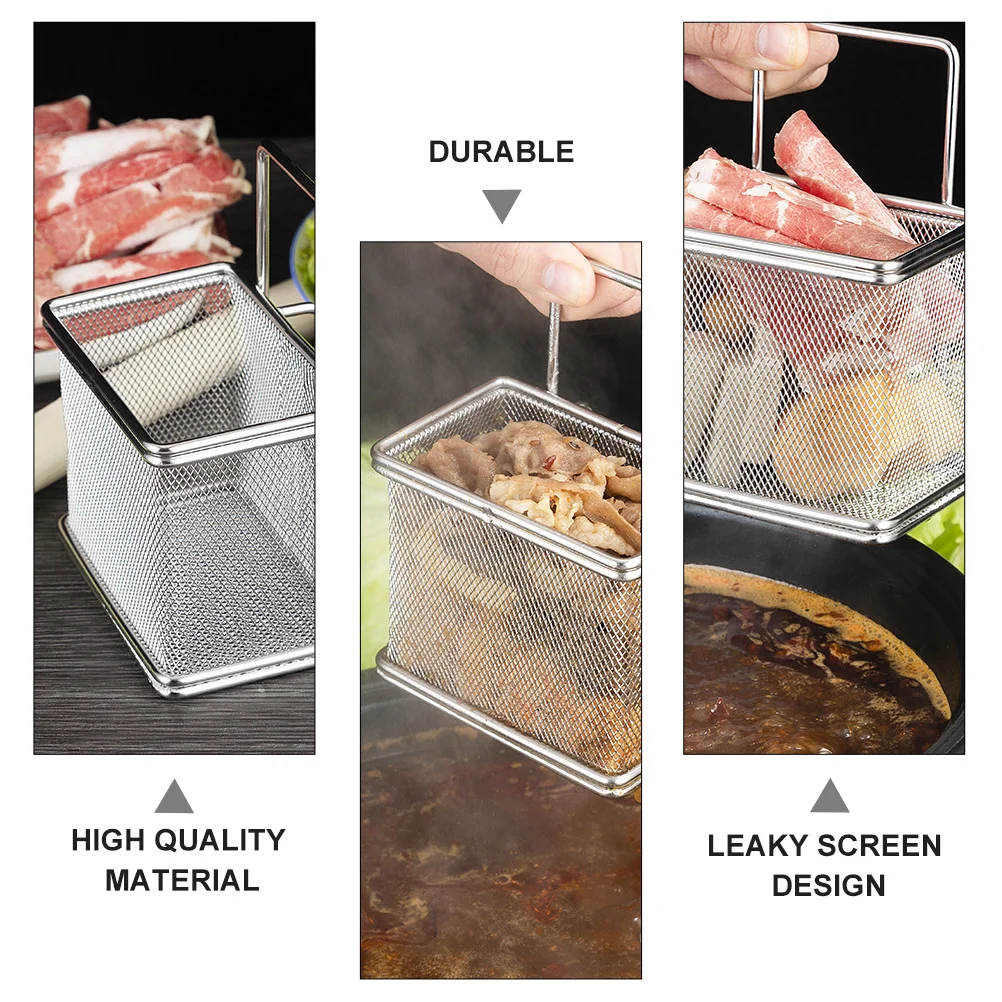 

Hot Pot Hanging Basket Mesh Net Strain Filter For Home Restaurant Use Kitchen Bar Tool Hot-Pot Side Basket