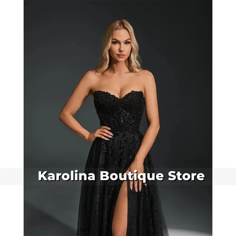 Customized Flower Sparkle Ball Dress Luxury Women's Evening Dress Sleeveless Elegant Party Dress Women's Special Occasion