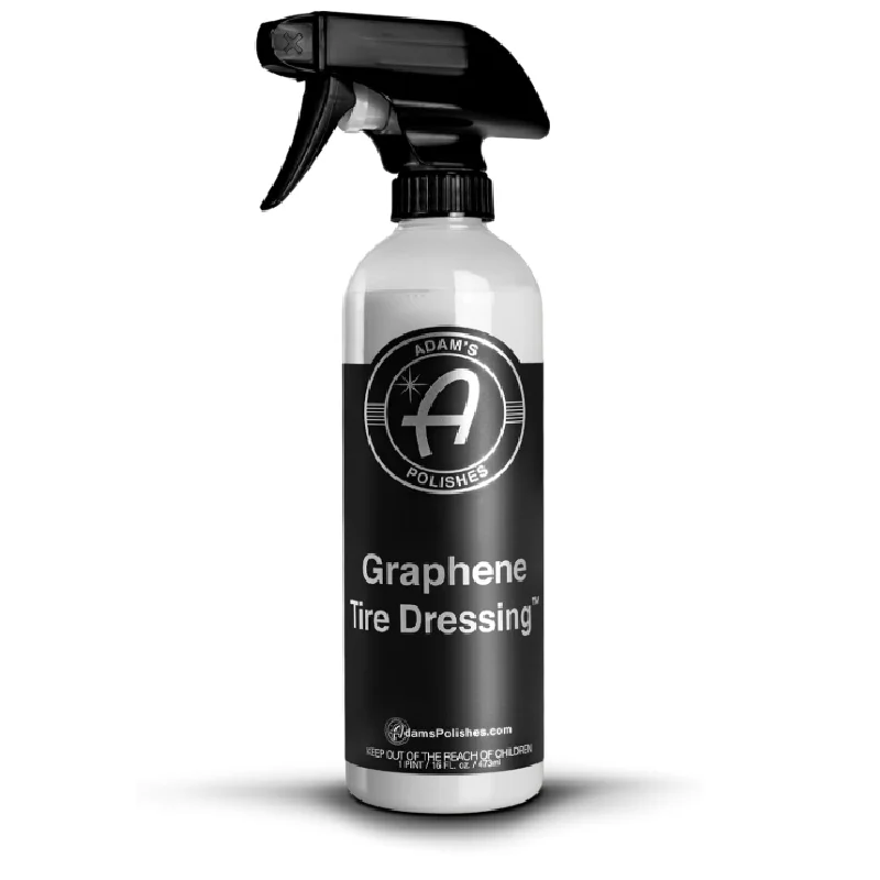

Полироль для шин Adam's (473 мл) с графеном - глубокое черное покрытие, нелипкий состав для детейлинга авто