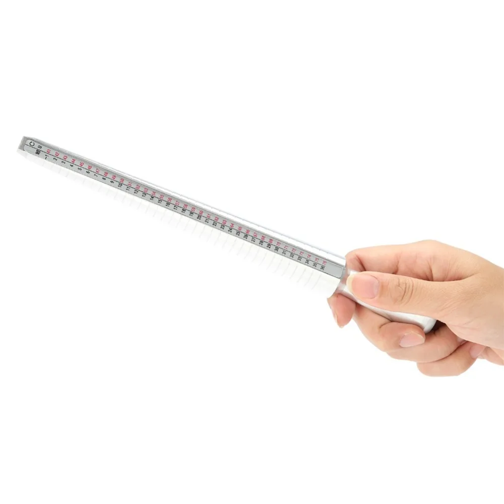 

Precision Metal Ring Sizer 2 Scales Ring Mandrel Finger Measuring Stick Jewelry Making