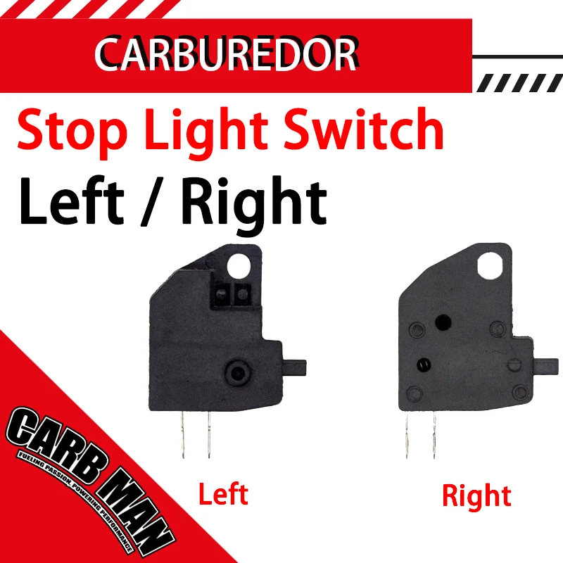 

Universal Motorcycle Left /Right Front Brake Stop Light Switch Disc Brake Switch Power Off Light Upper Pump Switch