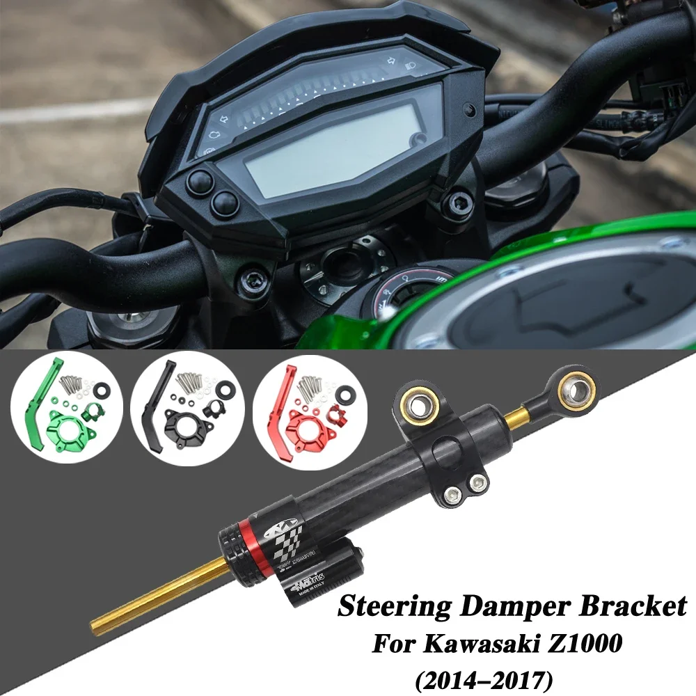 

Motorcycle Z1000 2014-2019 Steering Stabilize Damper Bracket Mount for Kawasaki Z1000 2014 2015 2016 2017 2018 2019