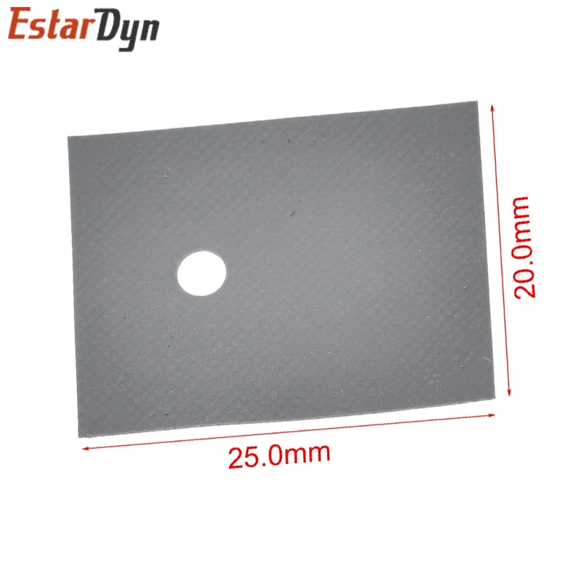 10pcs Large TO-3P TO-247 silicone sheet insulation pads silicone insulation film