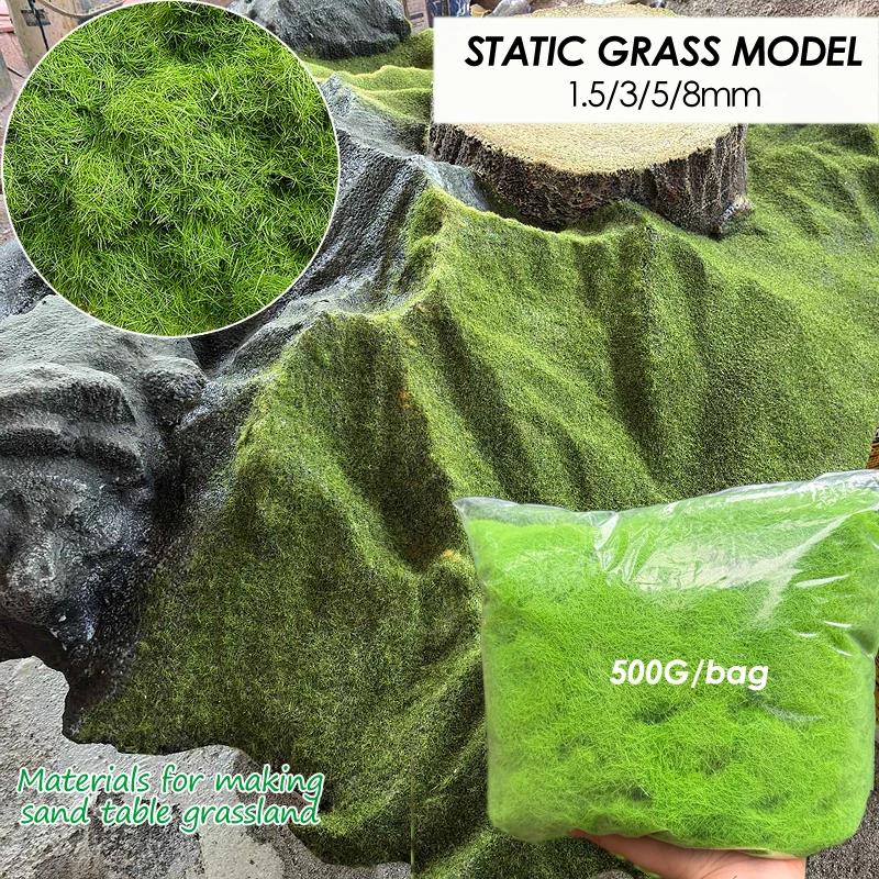 

1kg Simulation Static Grass Powder Nylon Vegetation Ground Turf Lawn Model Making Material Model Train Sand Table Diy Layout