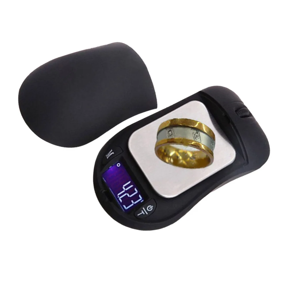 200g 0,01g Digitale Schmuck Waage Mini Tragbare Hohe Präzision Tee Gold Medizin LCD Display Maus Design Waage