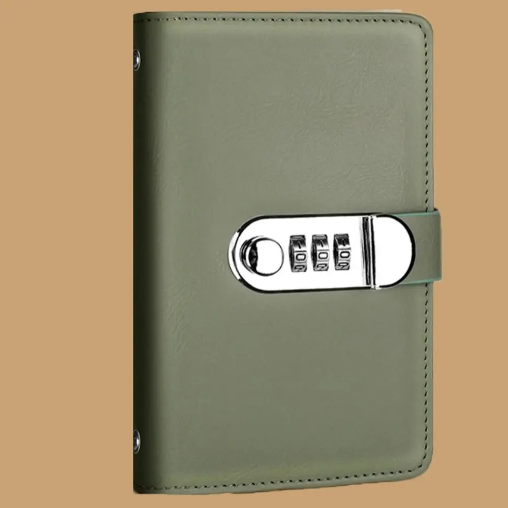 

50Sheets Saving Money Binder Portable Refillable Budget Binder with Lock PU Leather Cash Envelopes Account Book