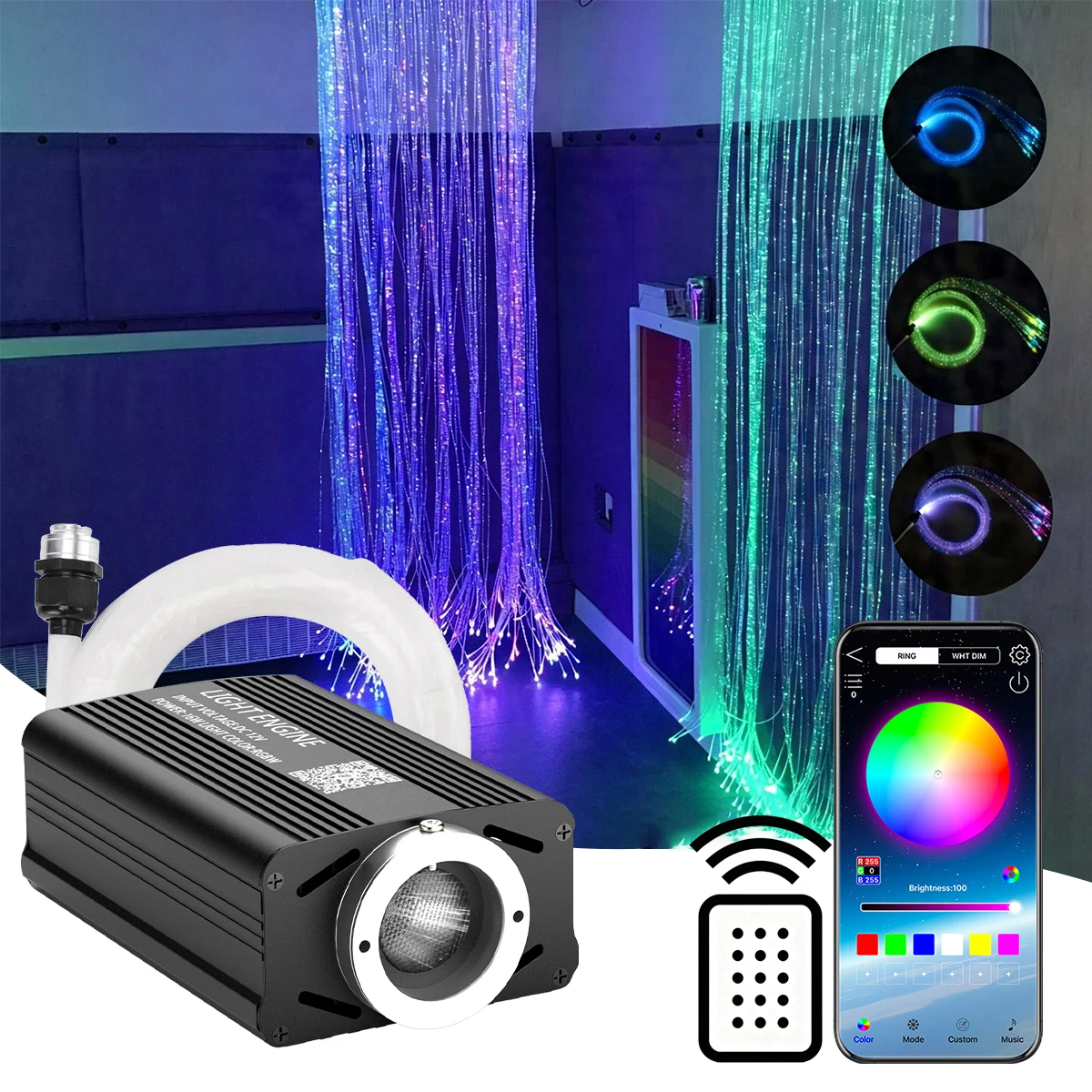 Home Decor Curtains - Kit de Luces de Cortina de