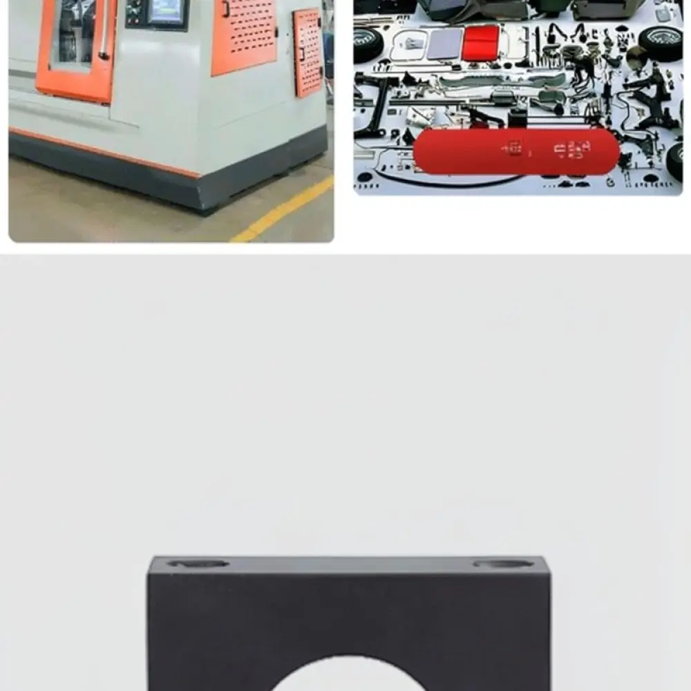 CNC Machined Anodized Aluminum Round Tubing Sandblasted Metal Pipe Industrial Structural DIY Components High Quality