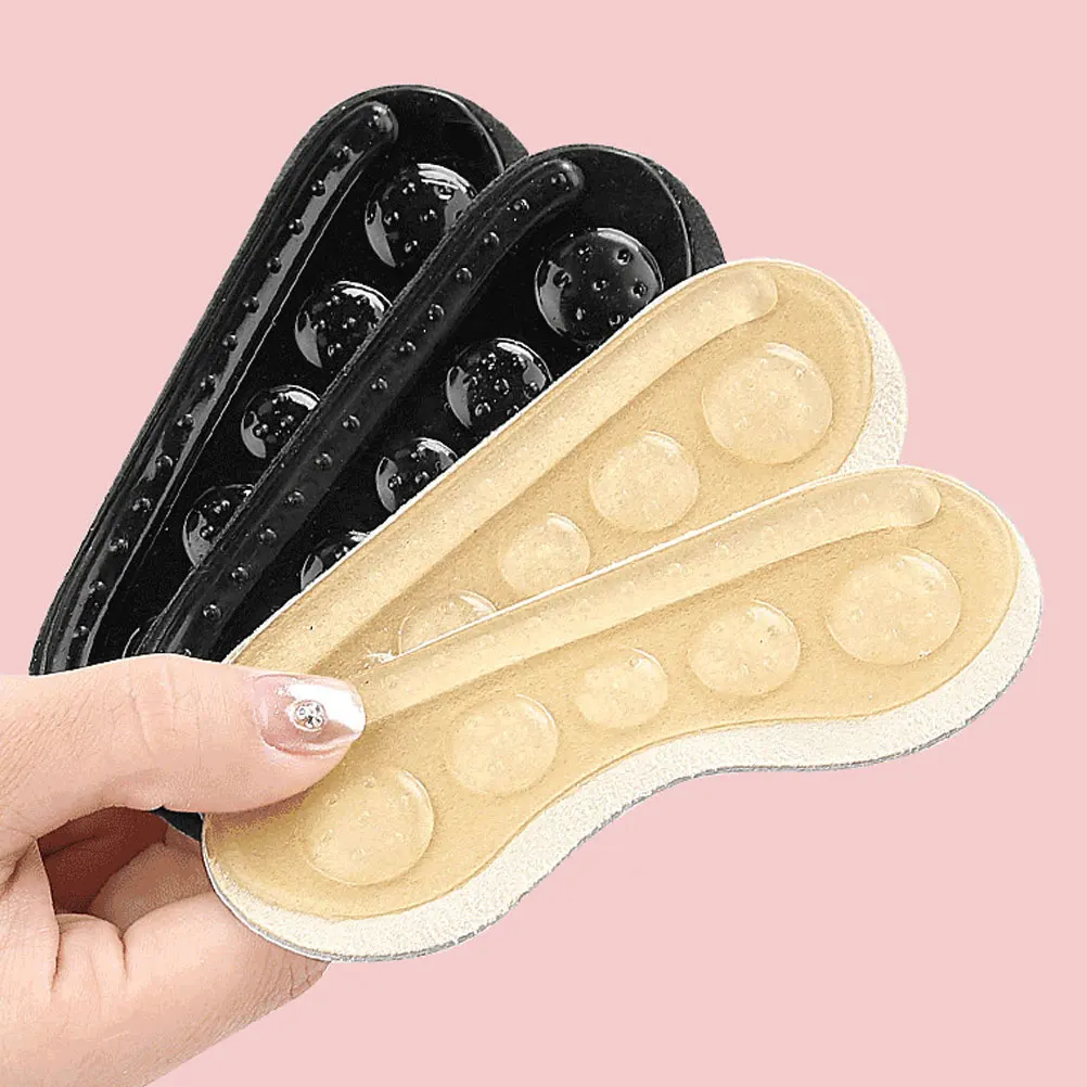 

2 Pairs Of Anti-Wear Half Pads Heel Grippers For Shoes Women Self-Adhesive Heel Cushions For High Heels Shoe Pads Inserts