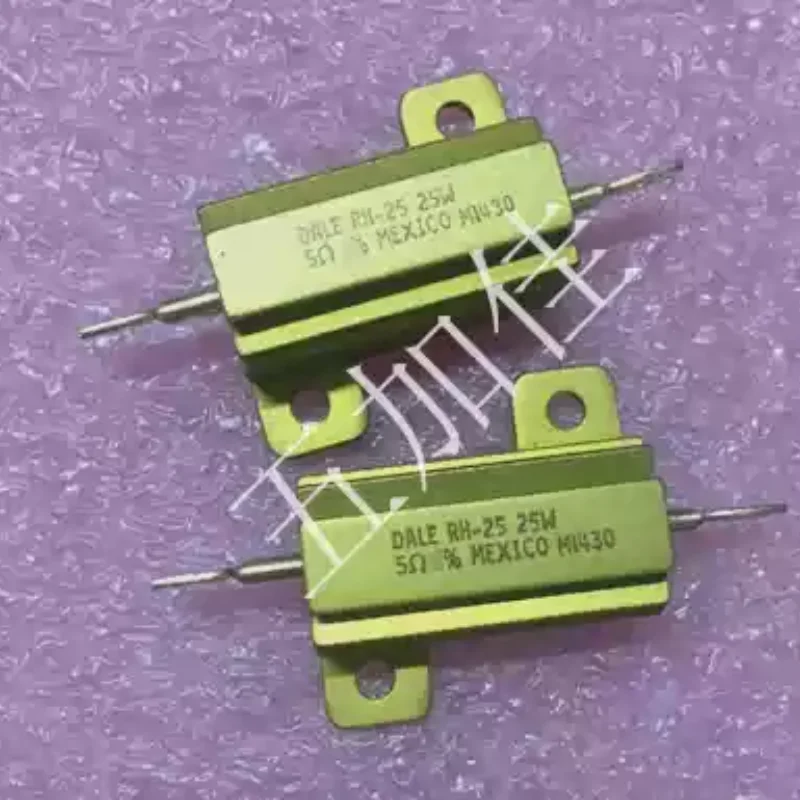 3-10pcs imported American RH-25 25W 5R 5 Ω 3% power aluminum shell resistor
