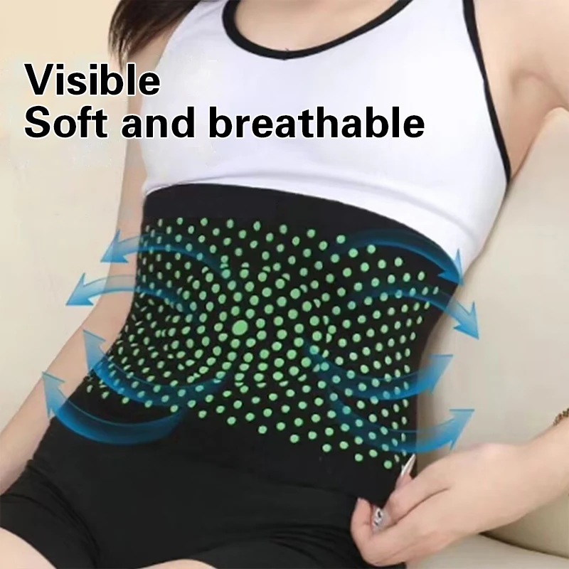 Hot Mugwort Therapy Warm Waistband Self-Heating Cold-Proof Elasticity Back Brace High Quality Different Sizes