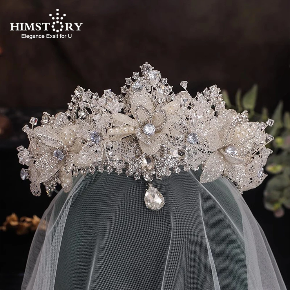 himstoria nupcial coroa princesa headpiece aniversario headpiece barroco bonito super fada high end acessorios de luxo 01